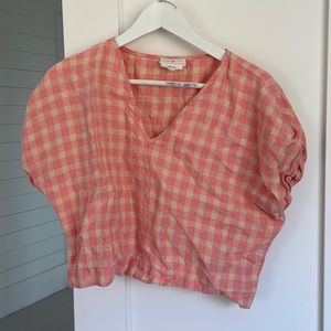 Lou & Grey boxy crop shirt